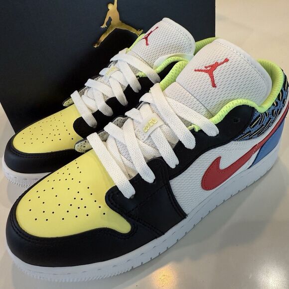 Jordan Shoes - Air Jordan 1 Low (GS) Funky Pattern DH5927-006 Size 5Y / Women’s Size 6.5